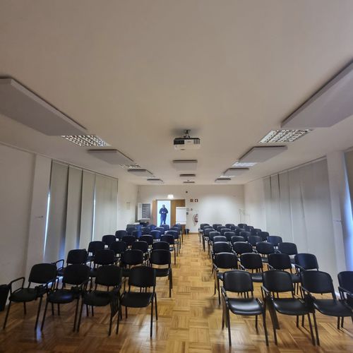 Pannello acustico per soffitto - EVENTS - Smartfox - in legno / in lana minerale / in tessuto