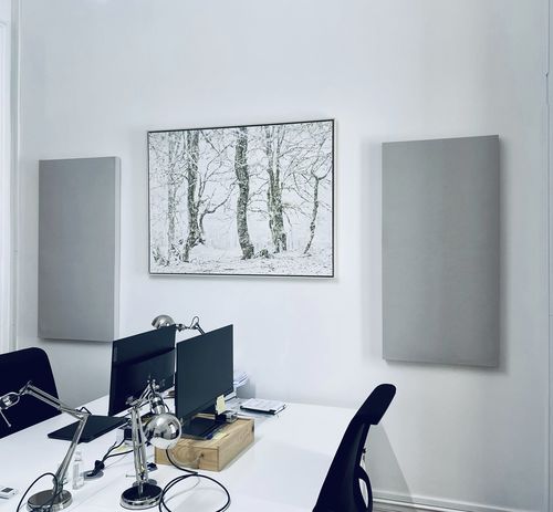 Pannello acustico per muro - OFFICE 2 - Smartfox - in legno / in lana minerale / in tessuto