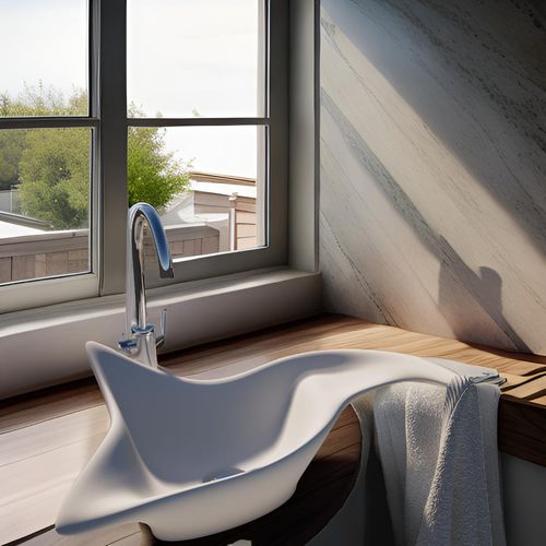 Lavabo da appoggio - ALTAIR - GUCH DESIGN - in Solid Surface / di lusso / artigianale