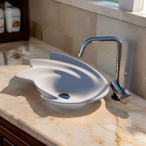 Lavabo da appoggio - DENEB - GUCH DESIGN - in Solid Surface / di lusso / artigianale