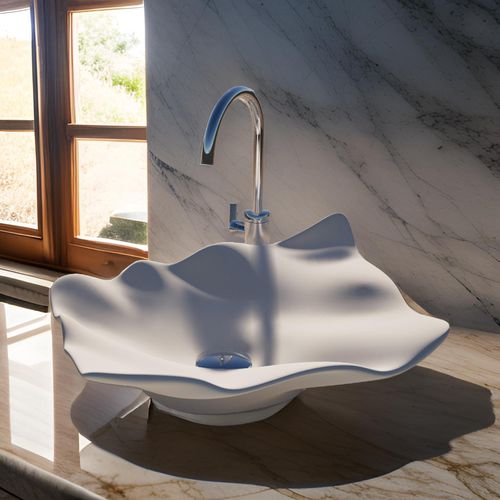 Lavabo da appoggio - HADAR - GUCH DESIGN - in Solid Surface / di lusso / artigianale