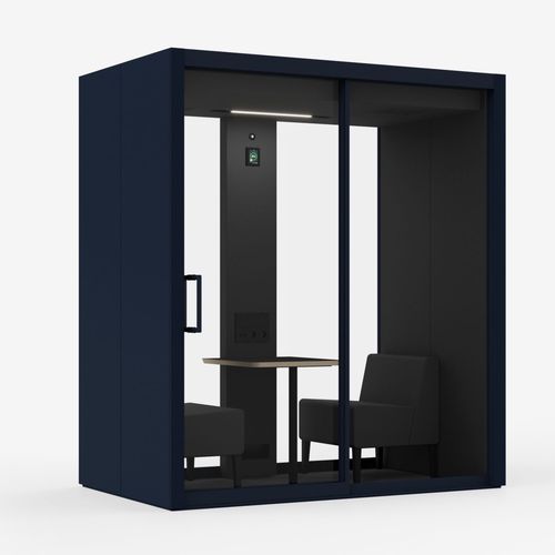 Ufficio POD acustico - VETROSPACE M - VETROSPACE - con illuminazione integrata / modulabile / su misura
