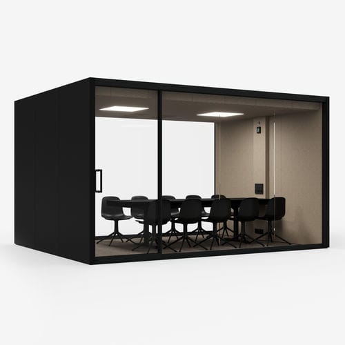 Ufficio POD acustico - VETROSPACE XXL - VETROSPACE - con illuminazione integrata / modulabile / su misura