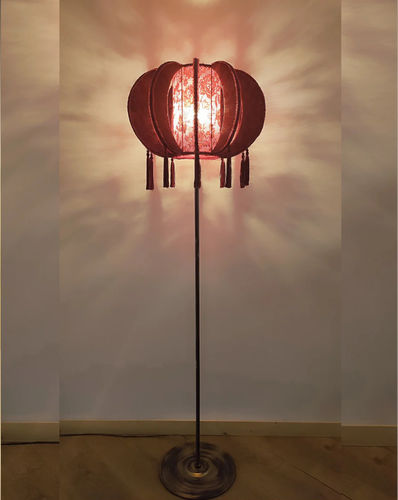 Lampada da terra - Jakarta 01 - DelightLamps - in metallo / in tessuto / Art Deco