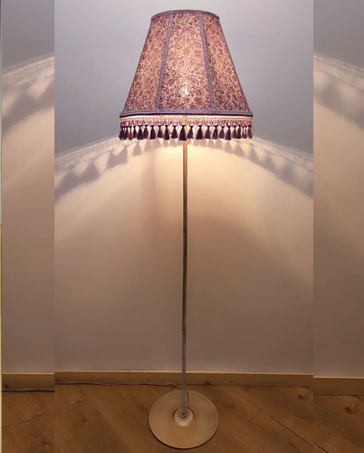 Lampada da terra - Berlin 10 - DelightLamps - in bronzo / in tessuto / in stile vittoriano