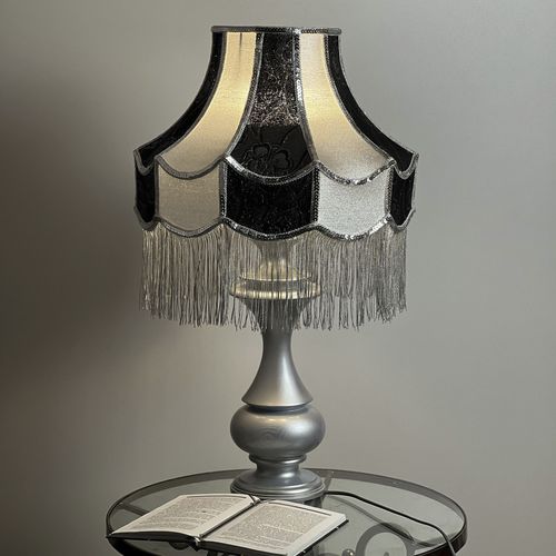 Lampada da tavolo - Verona 04 - DelightLamps - in seta / in legno / in stile vittoriano