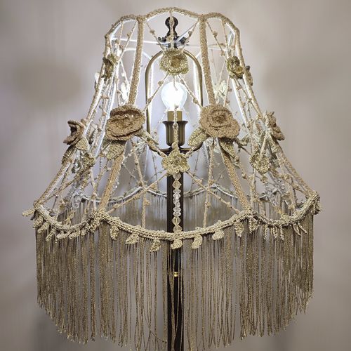Paralume classico - Dallas 04 - DelightLamps - in seta / in acrilico / fatto a mano