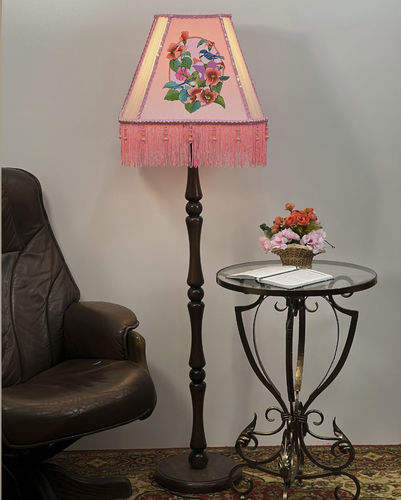 Lampada da terra - Lisabon 04 - DelightLamps - in metallo / in seta / classica