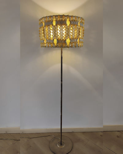 Lampada da terra - Oklahoma  03 - DelightLamps - in metallo / in tessuto / classica