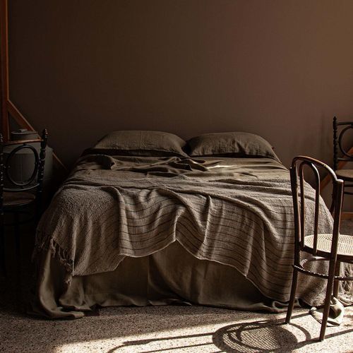 Coordinato letto in lino - SUMMER SHEET/QUILT - dELENZO LINEN FROM EUROPE S.L