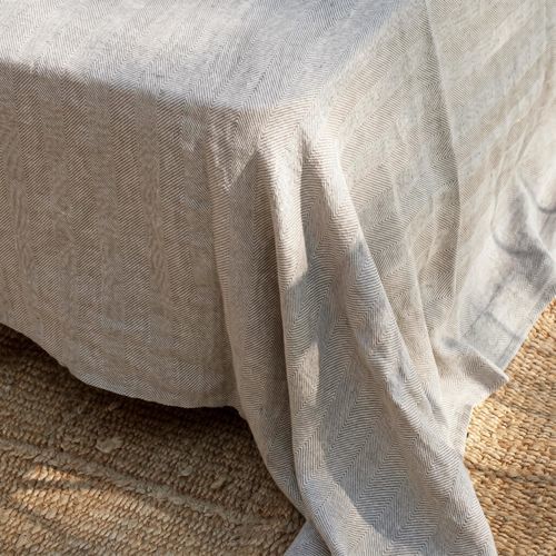 Lenzuolo in lino - HERRINGBONE TOP - dELENZO LINEN FROM EUROPE S.L - traspirante / lavabile