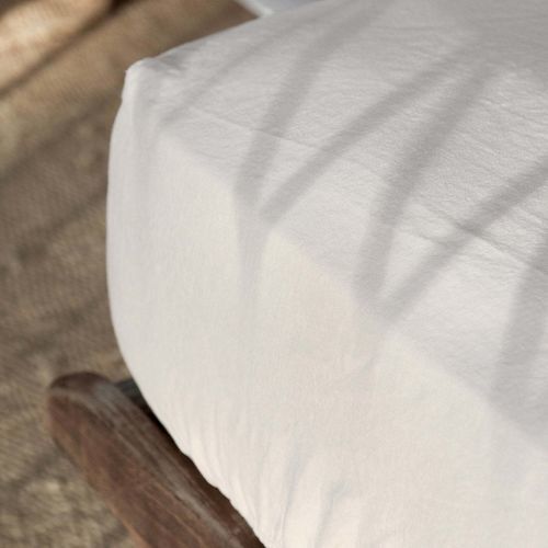 Lenzuolo in lino - WHITE FITTED - dELENZO LINEN FROM EUROPE S.L - lavabile / traspirante