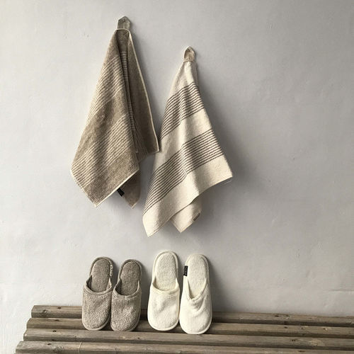 Biancheria da bagno in cotone - TERRY TOWEL + SLIPPERS - dELENZO LINEN FROM EUROPE S.L - in lino / per hotel / personalizzabile