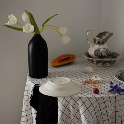 Tovaglia in lino - CHECKERED - dELENZO LINEN FROM EUROPE S.L - per hotel / per ristorante