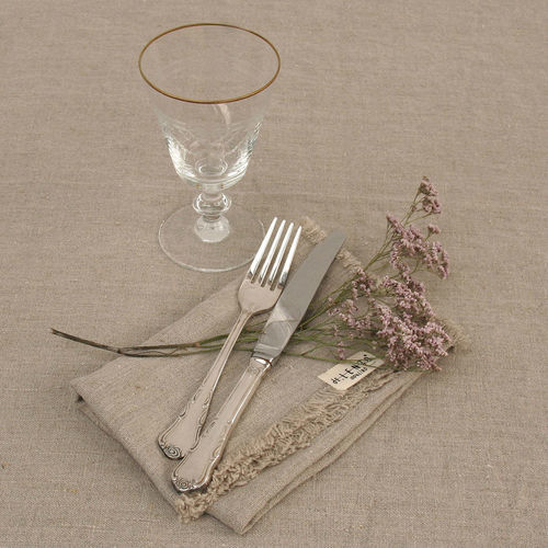 Tovagliolo da cena - MARRAKECH - dELENZO LINEN FROM EUROPE S.L - in lino / a tinta unita / per uso domestico