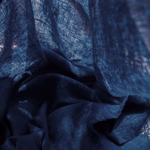 Lenzuolo in lino - BLUE JEAN - dELENZO LINEN FROM EUROPE S.L - traspirante / lavabile