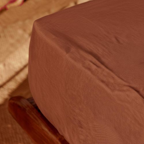 Lenzuolo in lino - TERRACOTTA - dELENZO LINEN FROM EUROPE S.L - lavabile