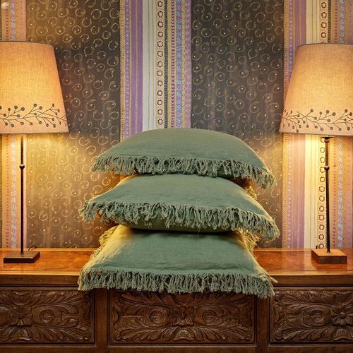 Cuscino per divano - MARRAKECH - dELENZO LINEN FROM EUROPE S.L - per letto / per interni / rettangolare
