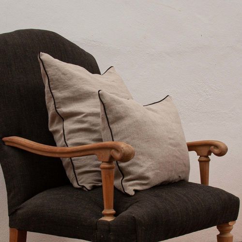 Cuscino per divano - NATURAL CLASSIC - dELENZO LINEN FROM EUROPE S.L - per sedia / per letto / per interni