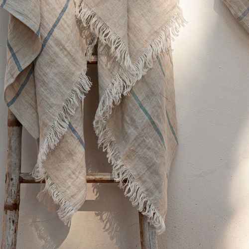 Plaid in lino - TOWELS - dELENZO LINEN FROM EUROPE S.L