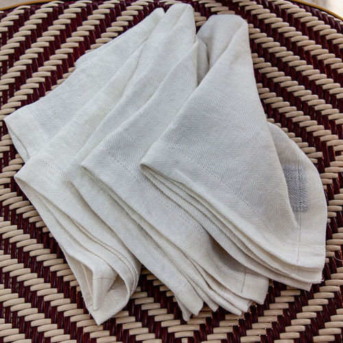 Tovagliolo in lino - ESPIGA  - dELENZO LINEN FROM EUROPE S.L - con motivo chevron / per uso domestico / tessitura