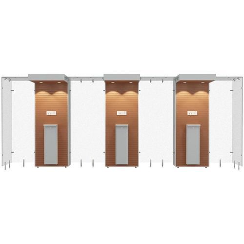 Cabina fumatori da interno - SMOKE SOLUTION 3SP110 - Longhi Air - con filtro HEPA / con filtro / aperta