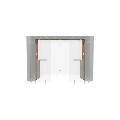 Cabina fumatori da interno - SMOKE SOLUTION SP AREA 3.2 M - Longhi Air - con filtro HEPA / autonoma / con portacenere integrato