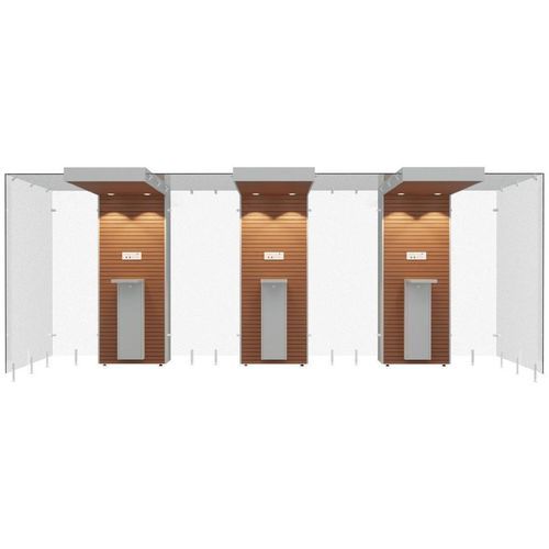 Cabina fumatori da interno - SMOKE SOLUTION 3SP200 - Longhi Air - con filtro HEPA / con filtro / autonoma