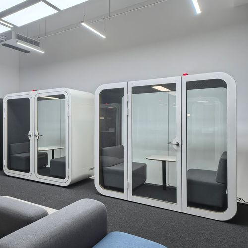 Ufficio POD acustico - 2D - Dancoo Acoustic Pods Manufacturing Co.,Ltd. - regolabile / ergonomico / con sistema di videoconferenza