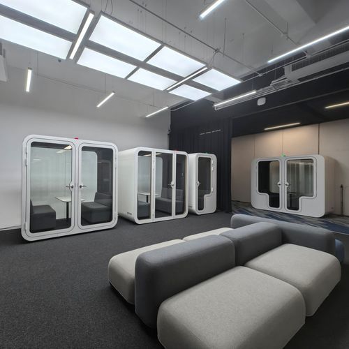 Ufficio POD acustico - 2F2 - Dancoo Acoustic Pods Manufacturing Co.,Ltd. - regolabile / ergonomico / con sistema di videoconferenza