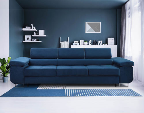 Divano letto - PABLO: 1416BN - Best Mobilier - contemporaneo / in velluto / con braccioli