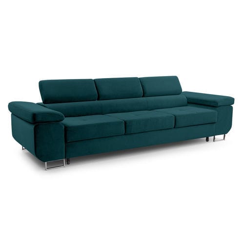 Divano contemporaneo - PABLO : 1416BC - Best Mobilier - in velluto / con braccioli / con schienale ribaltabile