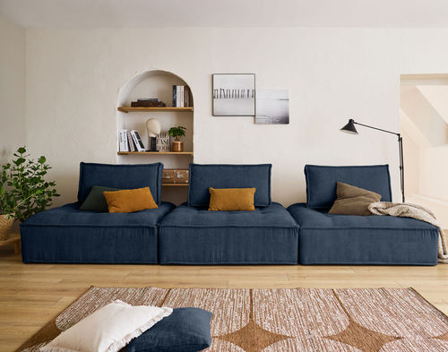 Divano modulare - MARISOL: 1859B - Best Mobilier - contemporaneo / in velluto / per cuscini