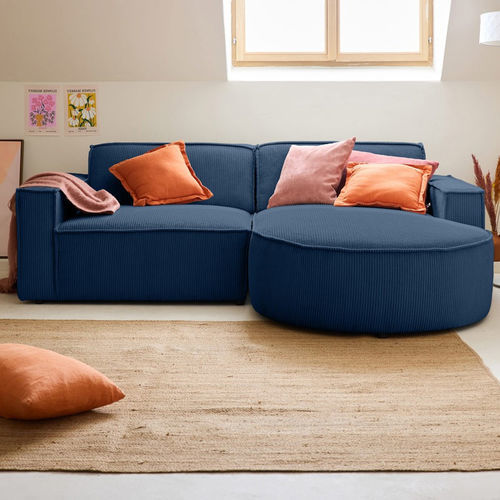 Divano d'angolo - SPIAGGIA : 1993B - Best Mobilier - contemporaneo / in velluto / con braccioli