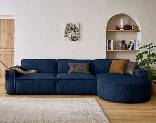 Divano d'angolo - SPIAGGIA : 1995B - Best Mobilier - contemporaneo / in tessuto / con braccioli