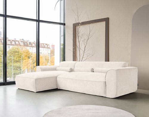 Divano modulare - FELIX: 2786BEI - Best Mobilier - contemporaneo / in tessuto / con braccioli