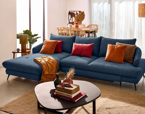 Divano d'angolo - NINON: 2858B - Best Mobilier - letto / contemporaneo / in tessuto