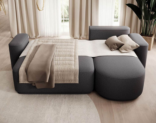 Divano d'angolo - SAM: 2984GANT - Best Mobilier - letto / contemporaneo / in tessuto