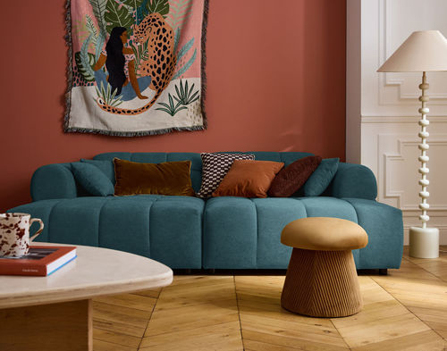 Dormeuse contemporanea - RAY : 3024BG - Best Mobilier - in tessuto / in legno massiccio / in agglomerato