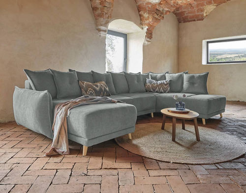 Divano d'angolo - LENA: 425GC - Best Mobilier - letto / design scandinavo / in tessuto