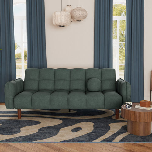 Divano letto - ADAM - Best Mobilier - compatto / contemporaneo / in tessuto
