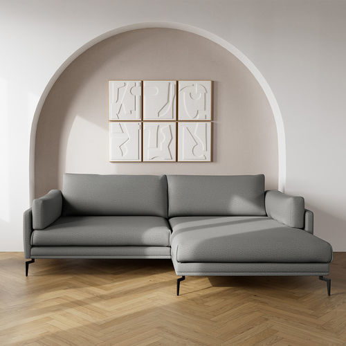 Divano d'angolo - CARLOS - Best Mobilier - contemporaneo / in tessuto / con cuscino rimovibile