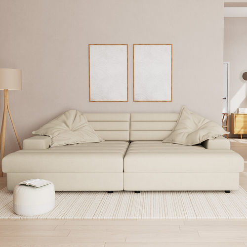 Divano contemporaneo - LOREDANA - Best Mobilier - da sala / in tessuto / in schiuma di poliuretano
