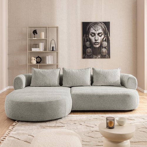 Divano d'angolo - ANGELA - Best Mobilier - contemporaneo / da sala / in velluto