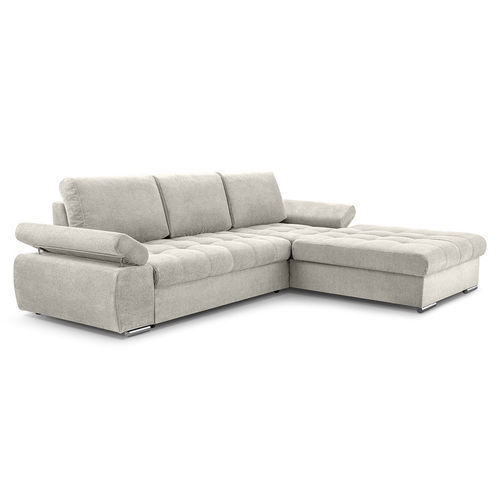 Divano d'angolo - BIANCA - Best Mobilier - letto / contemporaneo / in tessuto