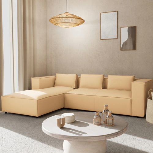 Divano d'angolo - STELLA - Best Mobilier - contemporaneo / da sala / in pelle