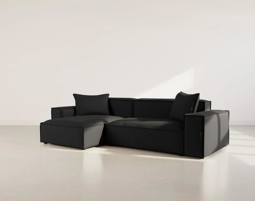 Divano d'angolo - ATLAS - Best Mobilier - contemporaneo / da sala / in velluto