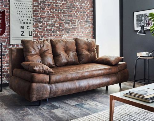 Divano design industriale - LARSON - Best Mobilier - da sala / in tessuto / in poliestere
