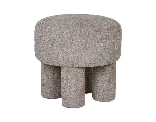 Pouf contemporaneo - MINNA - Best Mobilier - in tessuto / in legno compensato / in fibra di poliestere