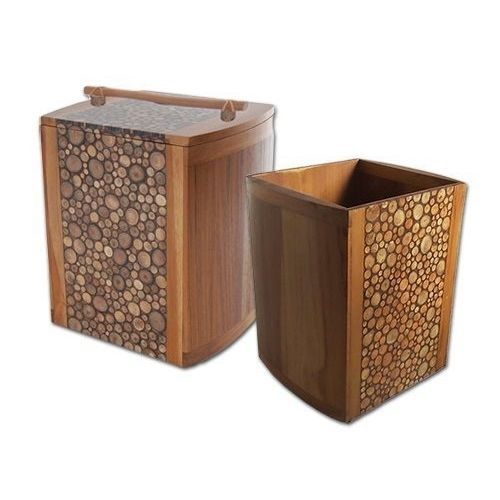 Portarifiuti in legno - WB-11 - Beyond Menus - con coperchio / da interno / contemporaneo